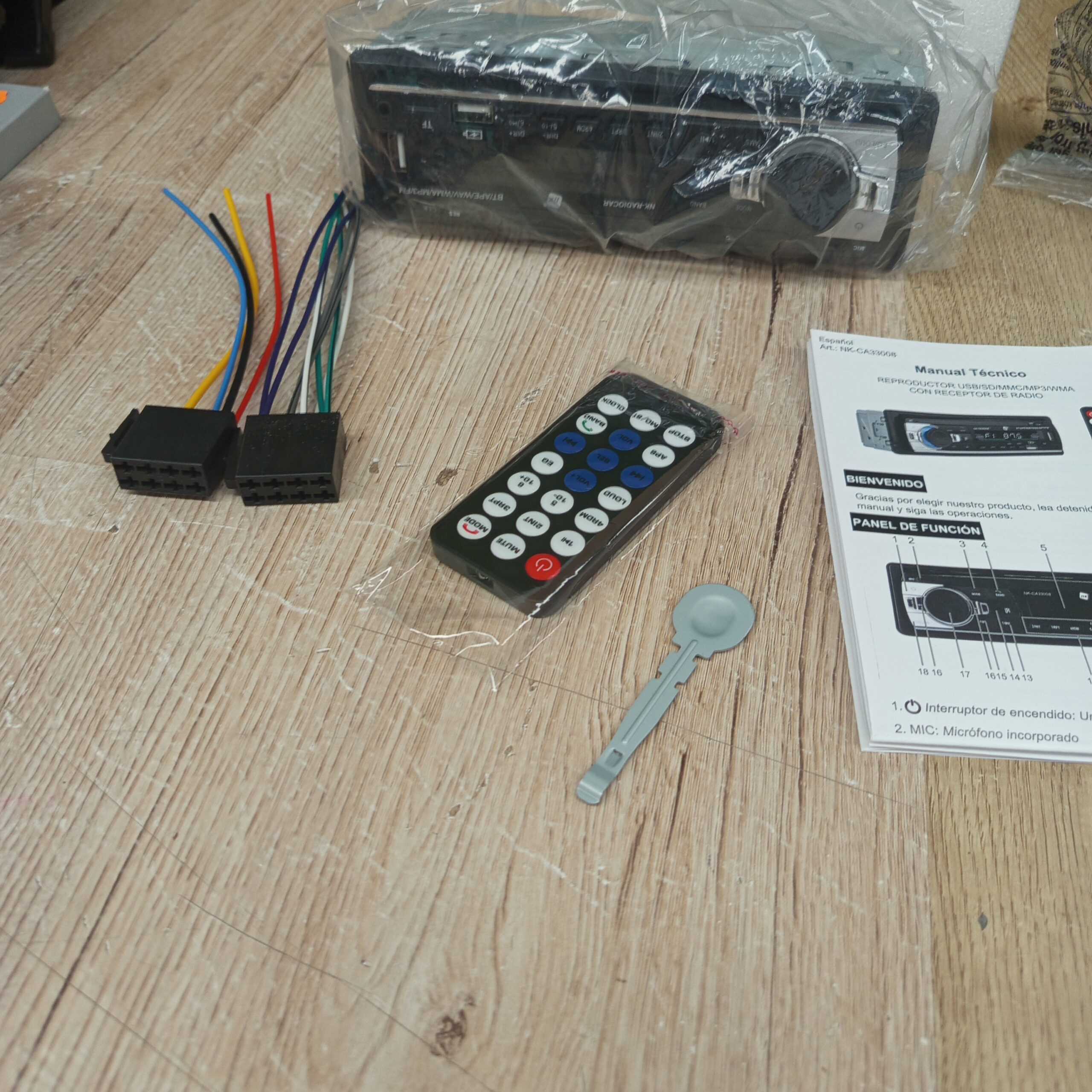 Auto Radio Coche - 1 DIN - 4x40W - NK - Imagen 7