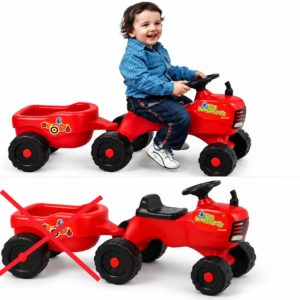 Correpasillos Tractor con Remolque - Toy Monster Jr.