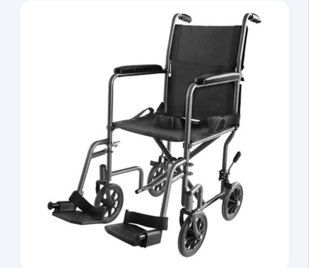 Silla de ruedas estrecha. Asiento 38 cm