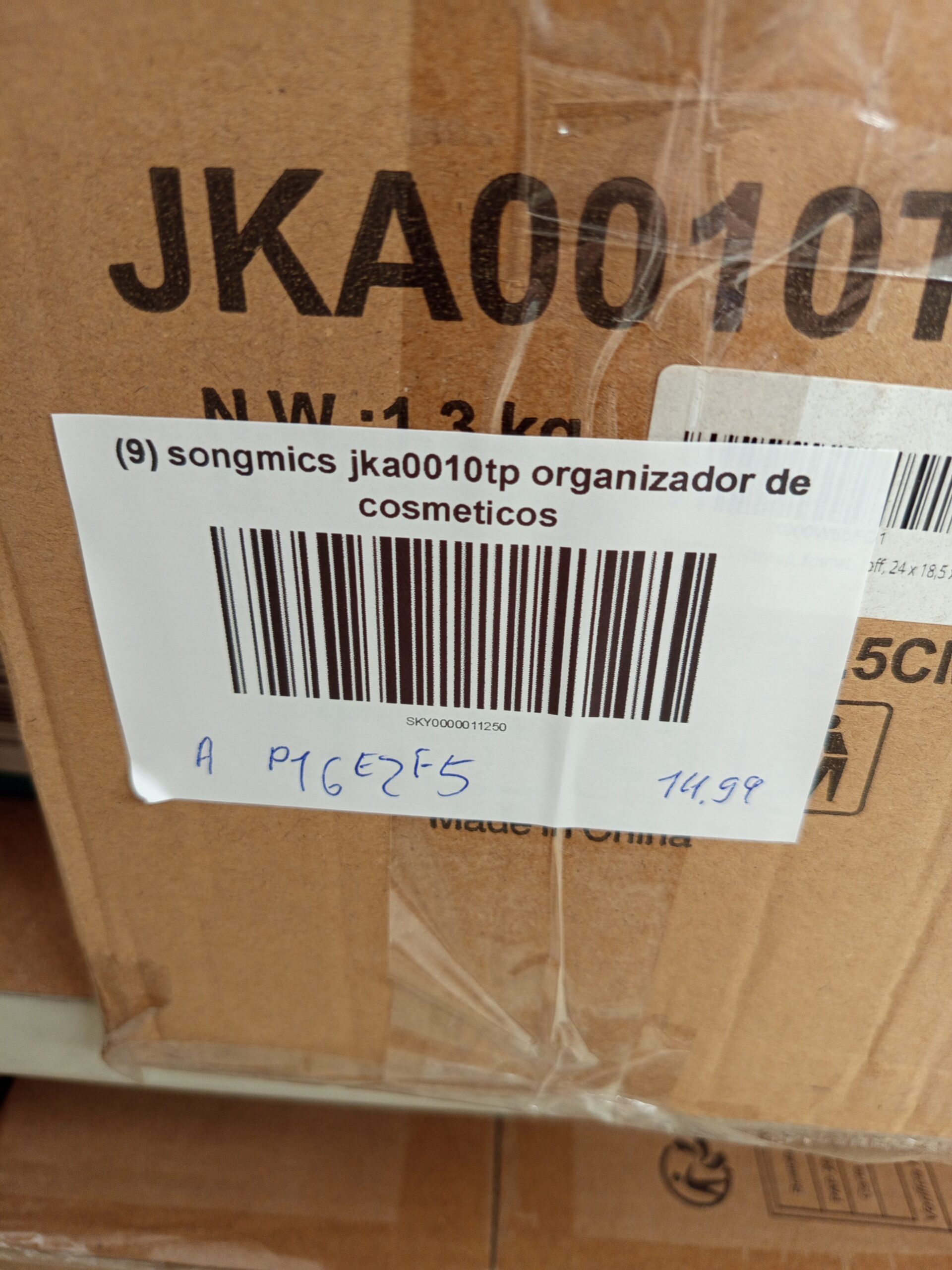 SONGMICS JKA0010TP Organizador de Maquillaje con 4 Cajones Blanco. - Imagen 4