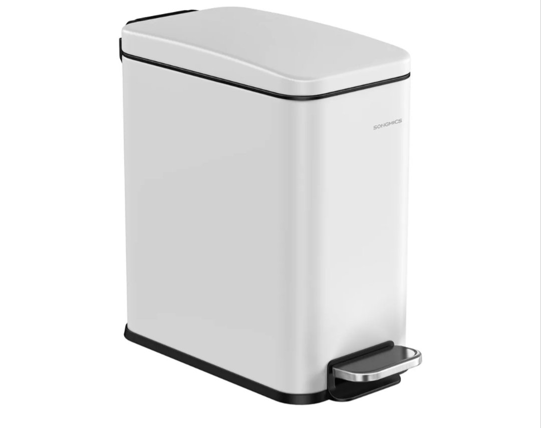 SONGMICS Cubo de baño LTB560W05