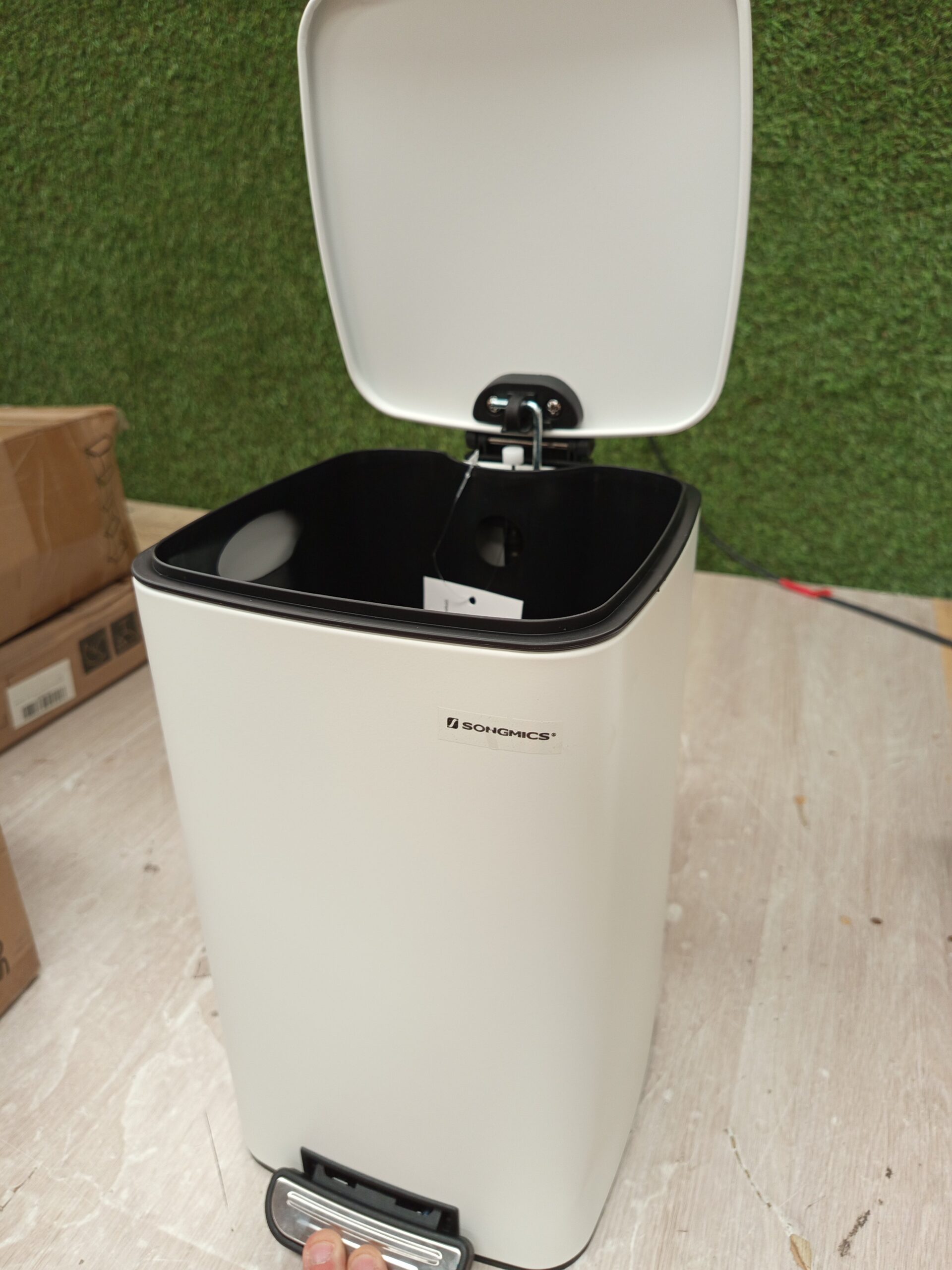 SONGMICS Cubo de baño LTB560W05 - Imagen 7