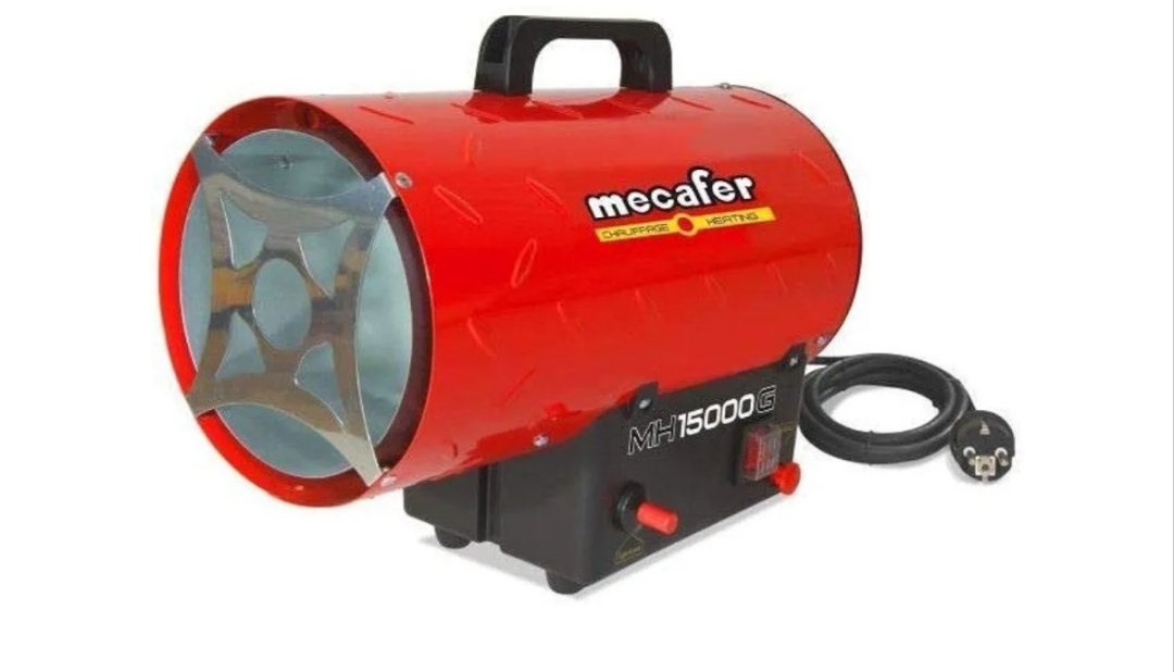 Mecafer Cañón de aire caliente gas 15 kW – mh15000 g