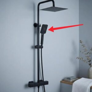 Columna Negro 38℃, Conjunto con Grifo