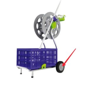 Carro organizador de accesorios de piscina