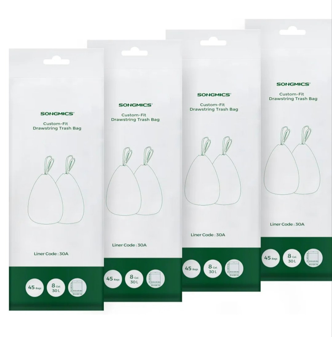 SONGMICS Bolsas de Basura con Cordón