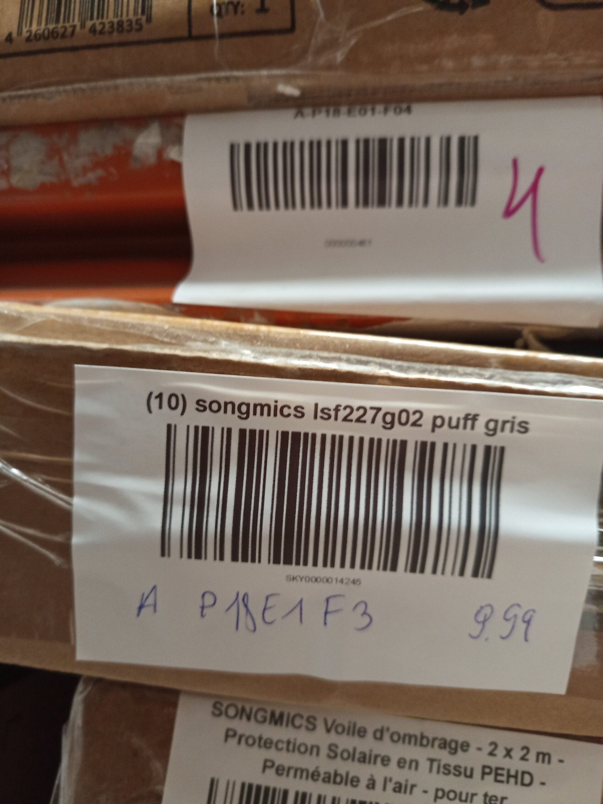 SONGMICS LSF227G01 PUFF ALMACENAJE - Imagen 7
