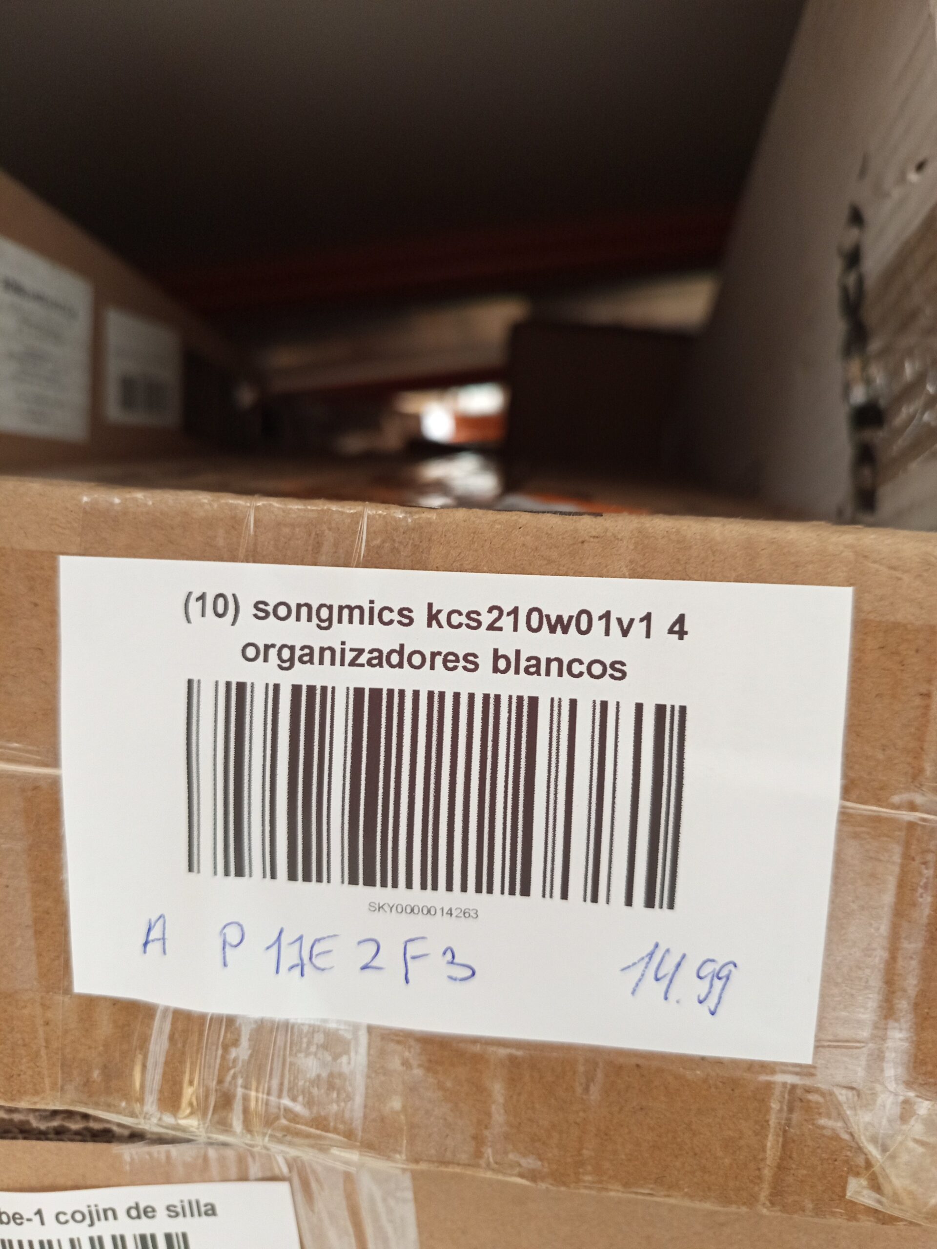 SONGMICS Juego de 4 Organizadores KCS210W01 - Imagen 4