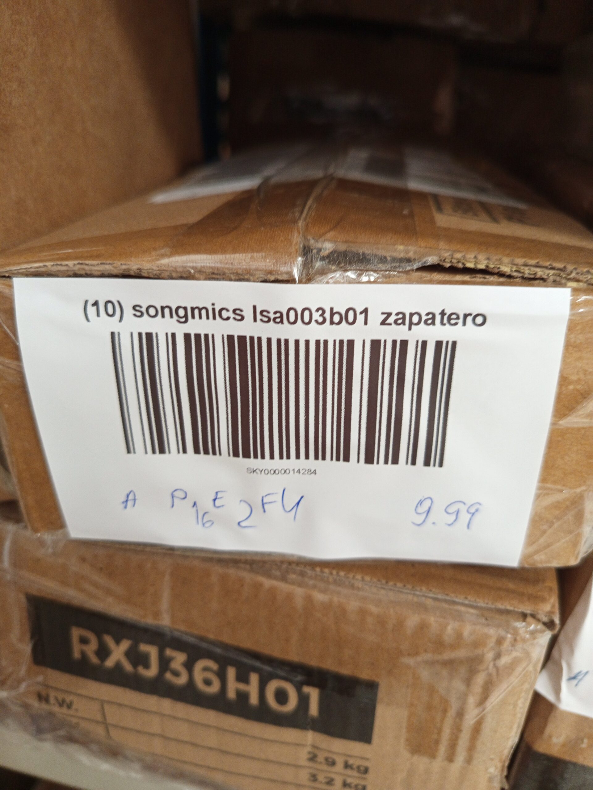 SONGMICS Zapatero, Metal LSA003B01 - Imagen 6