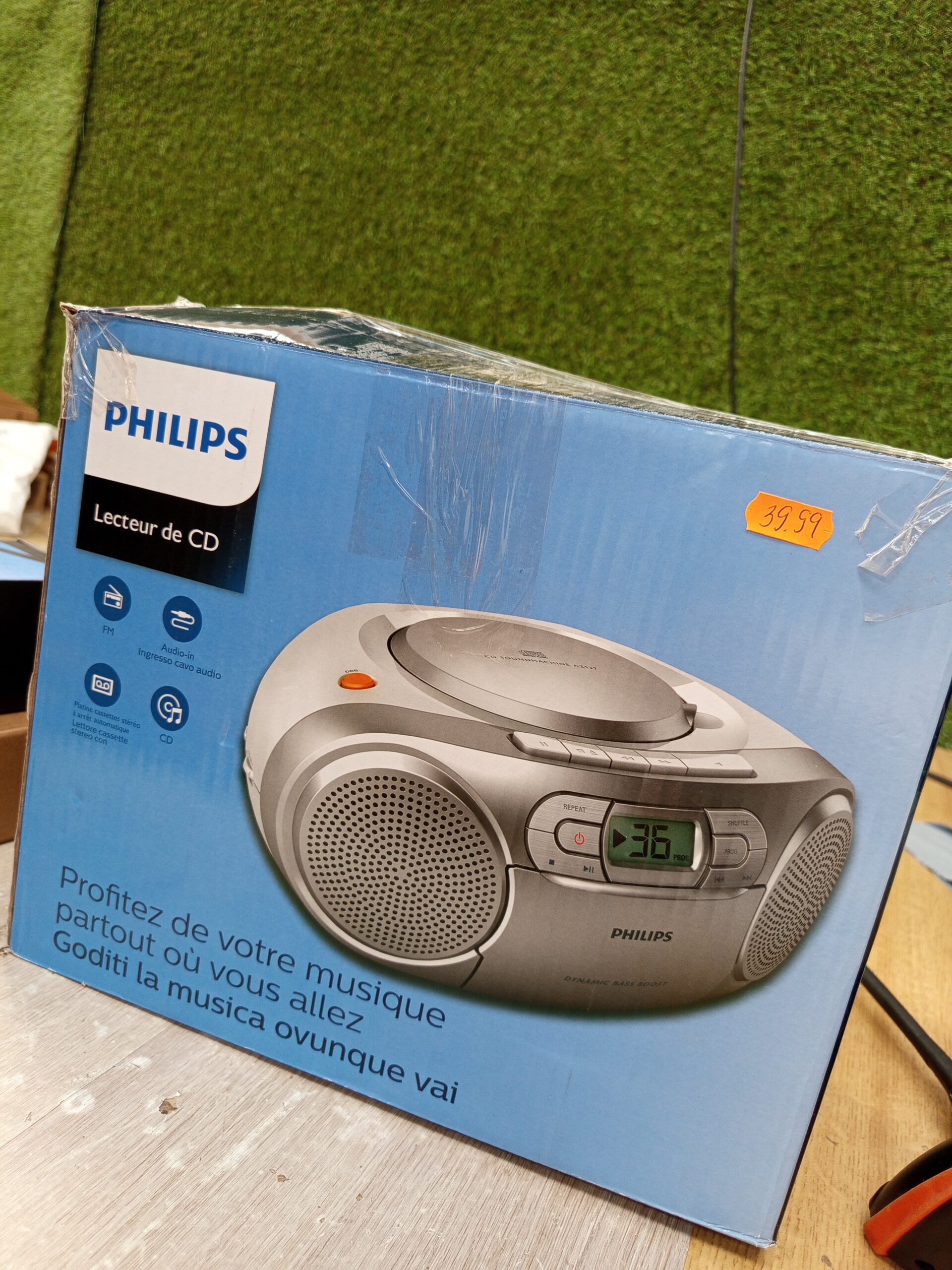 Philips Boombox AZ127/12 Reproductor - Imagen 6