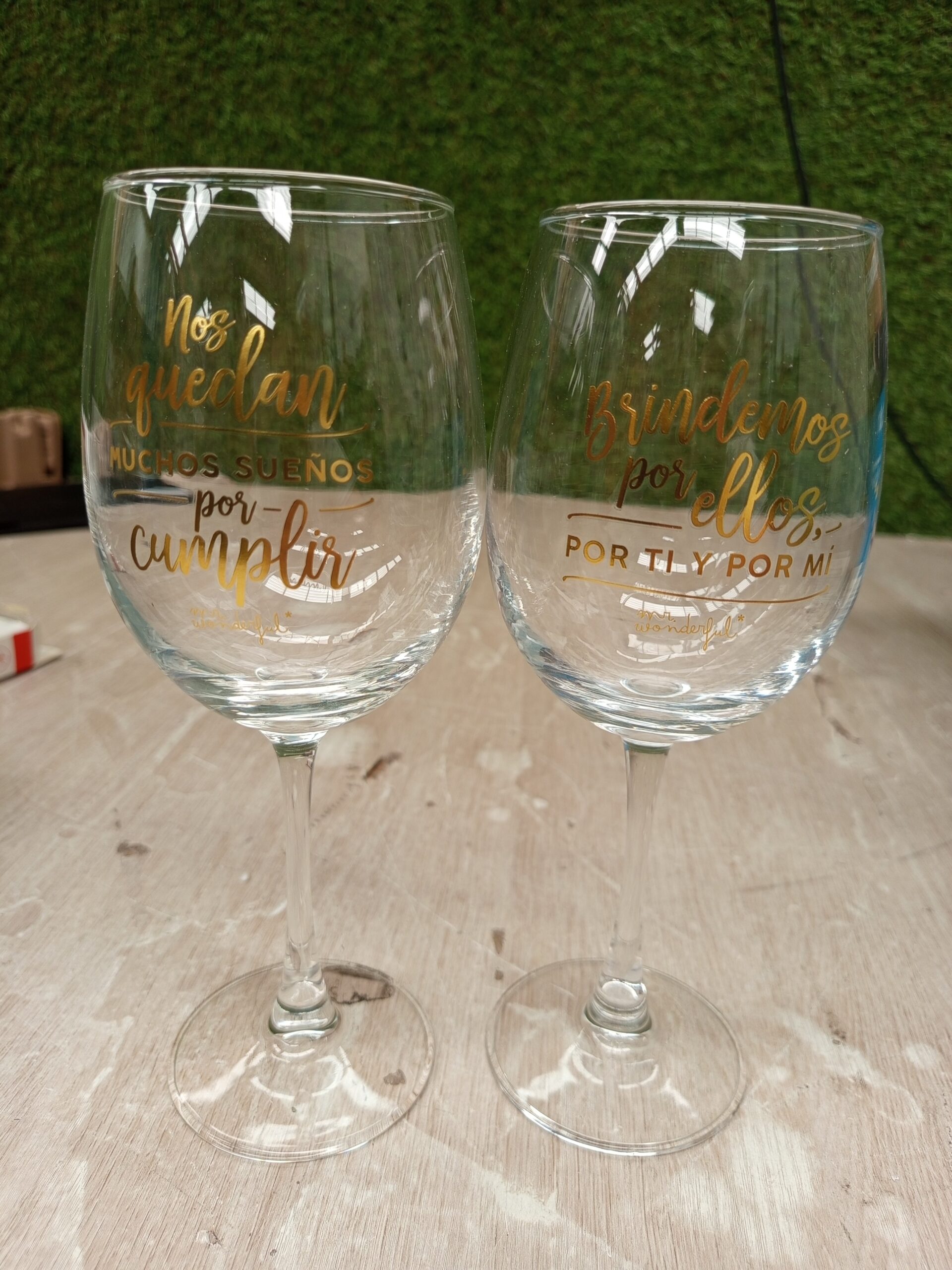 Set de 2 copas para Novios Nos quedan muchos sueños por cumplir - Imagen 4