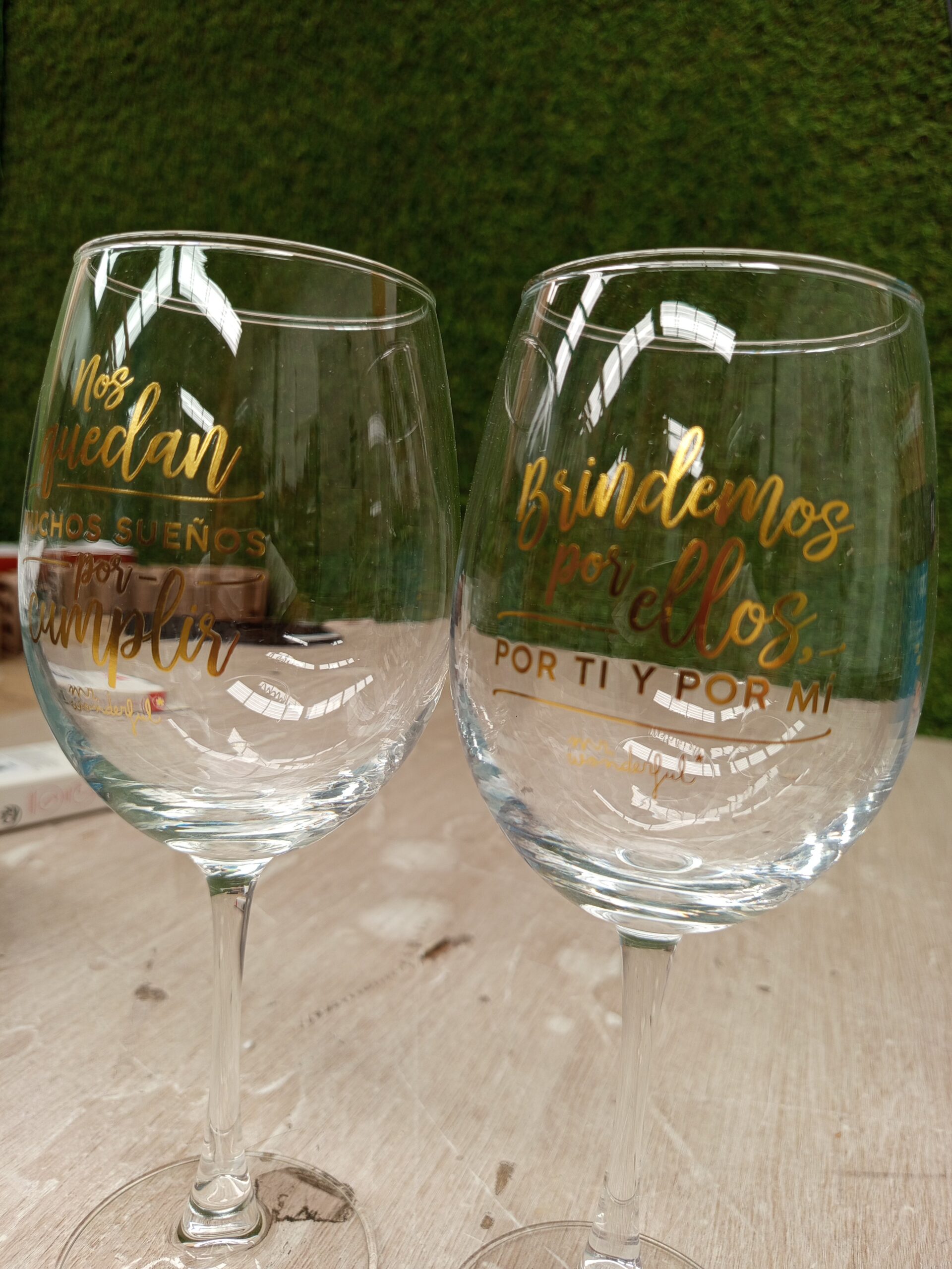 Set de 2 copas para Novios Nos quedan muchos sueños por cumplir - Imagen 6