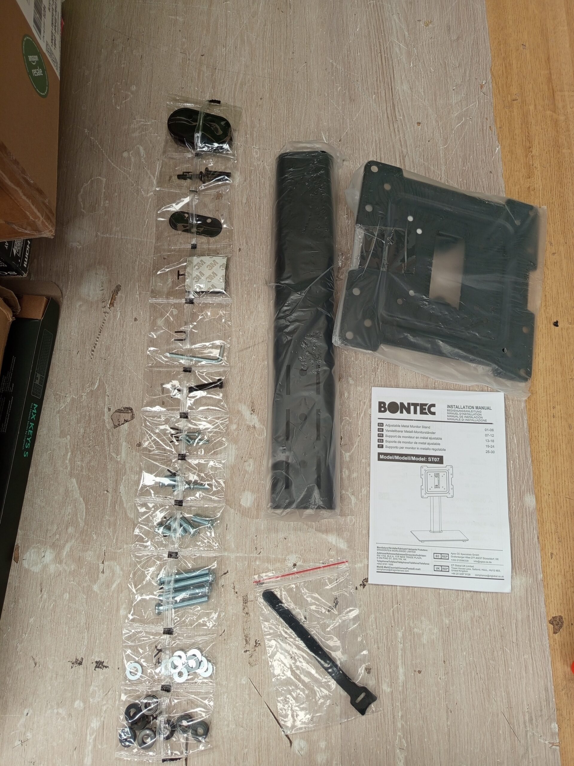 BONTEC Soporte TV Pie para Pantallas - Imagen 3