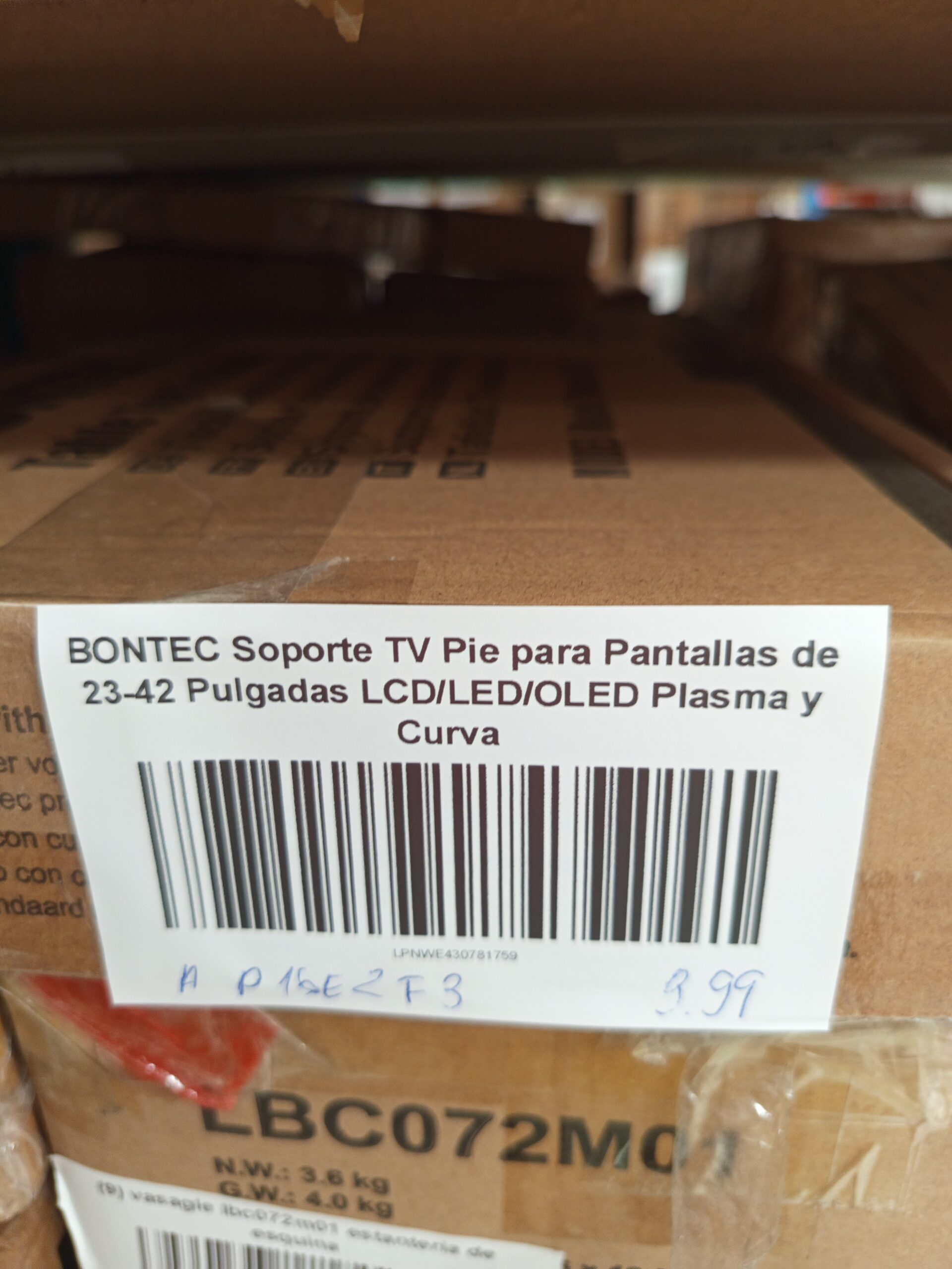 BONTEC Soporte TV Pie para Pantallas - Imagen 4