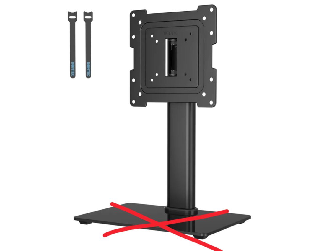 BONTEC Soporte TV Pie para Pantallas