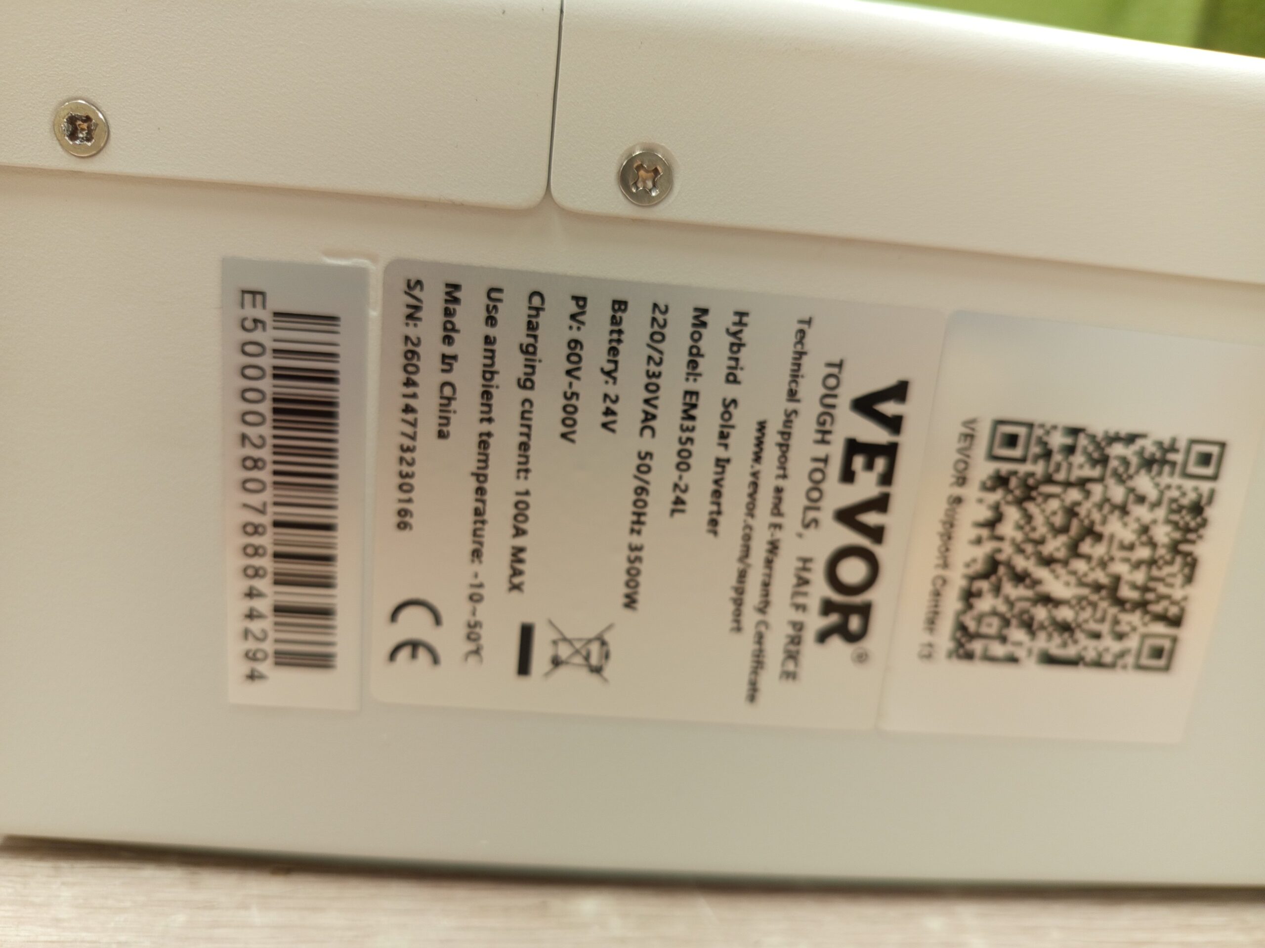 VEVOR 3500 W Inversor Solar Híbrido - Imagen 3