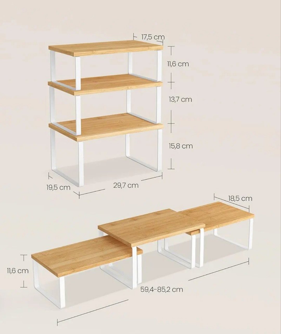 SONGMICS KCS014YL02 ESTANTE DE ESPECIAS - Imagen 2