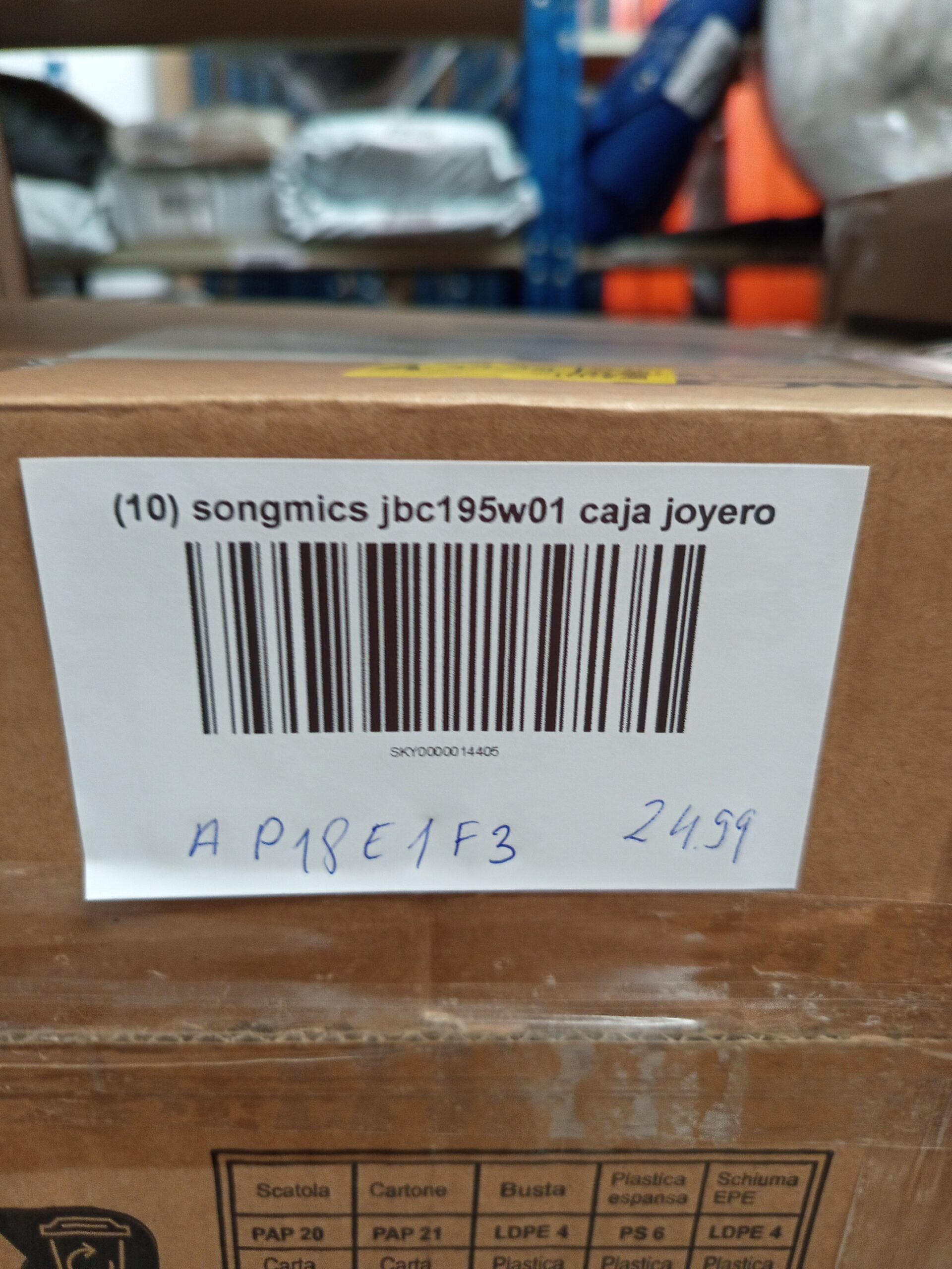 Caja Joyero Apilable - JBC195W01 - SONGMICS - Imagen 5
