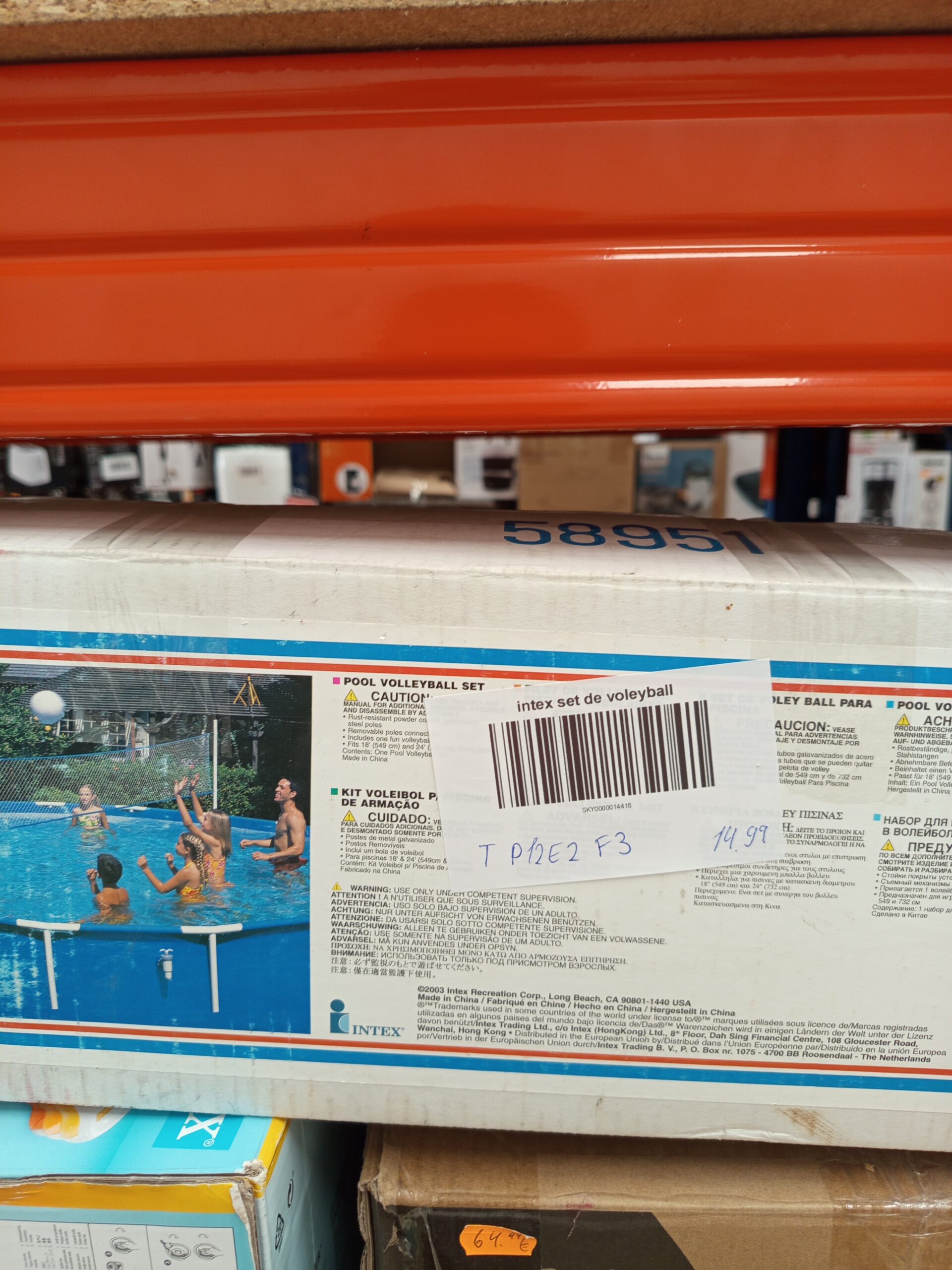 Intex Poste del juego de voleibol - Imagen 6