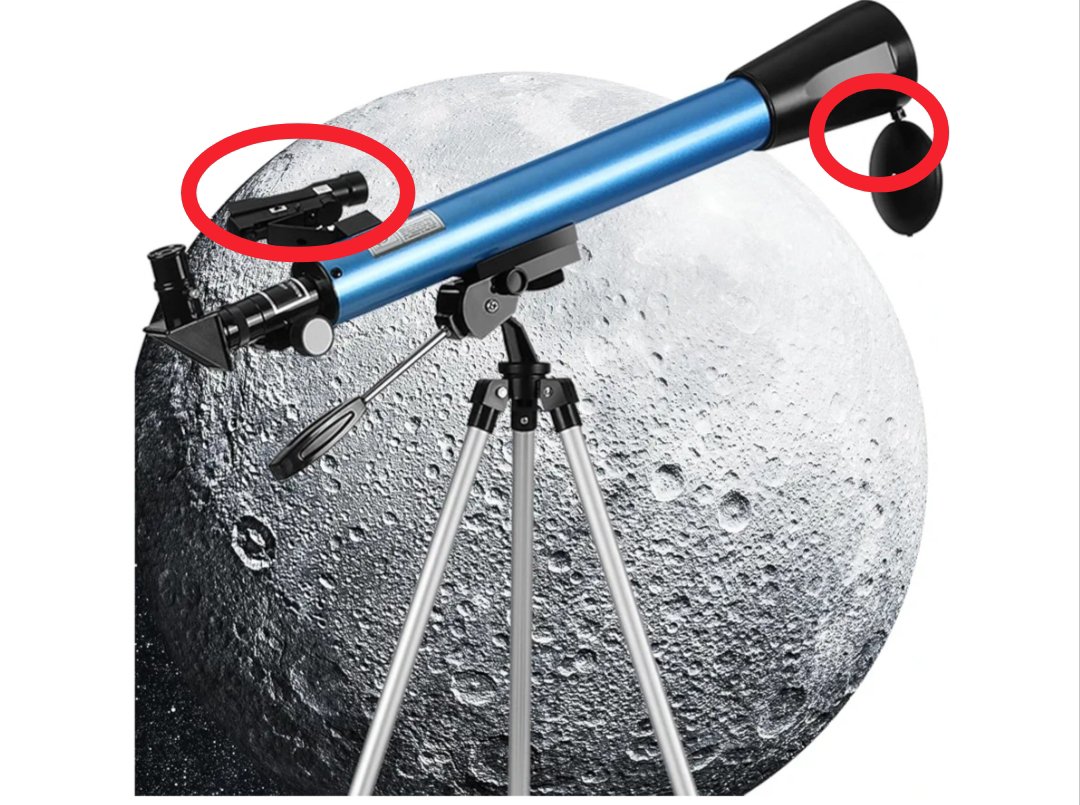 Telescopio Astronómico 50/600 mm