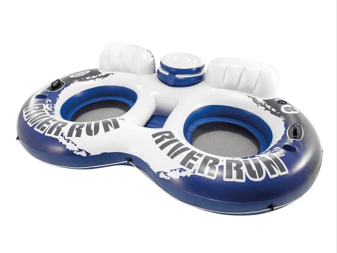 Intex Rueda Doble Hinchable Intex River Run y nevera