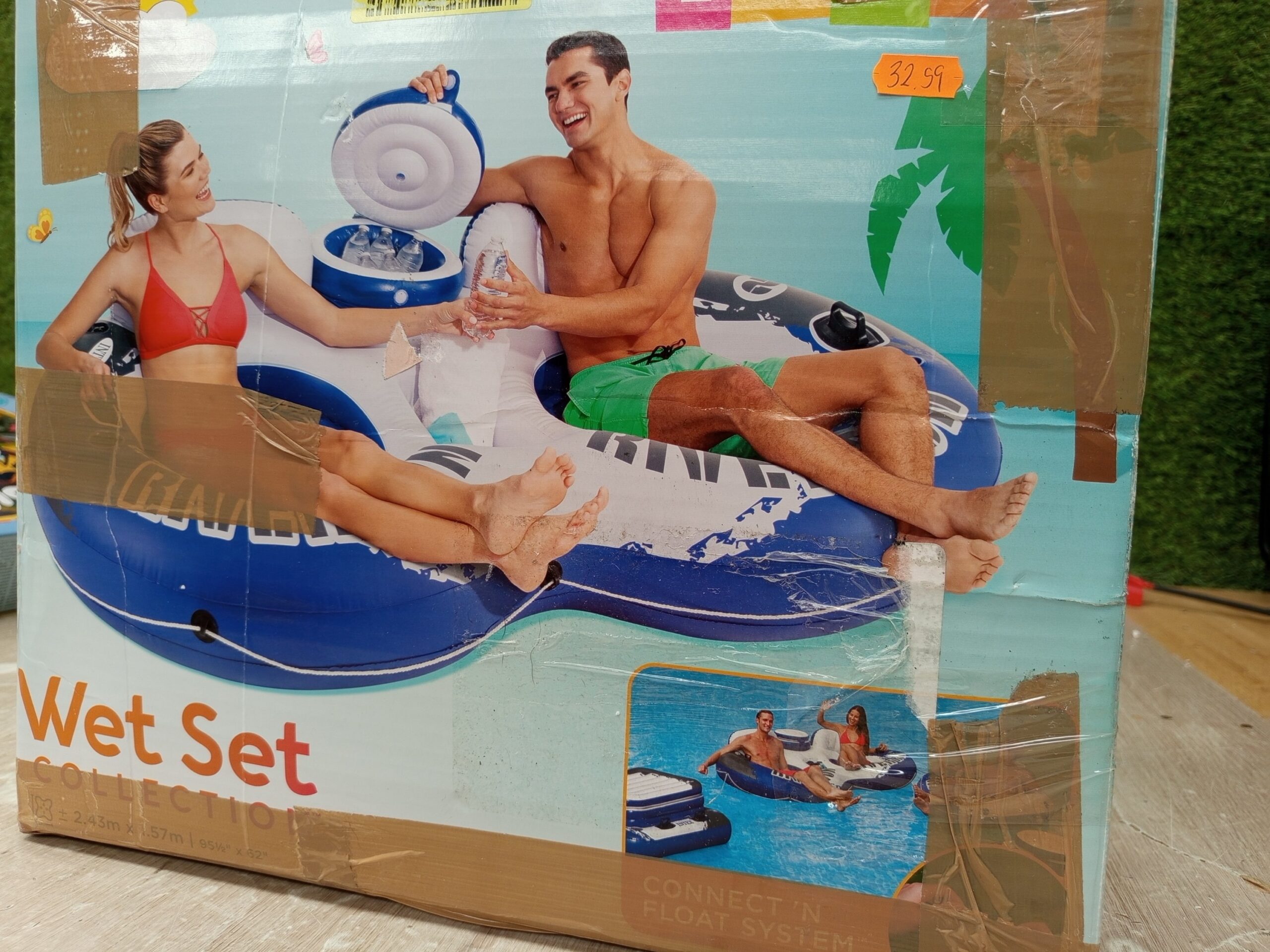 Intex Rueda Doble Hinchable Intex River Run y nevera - Imagen 2