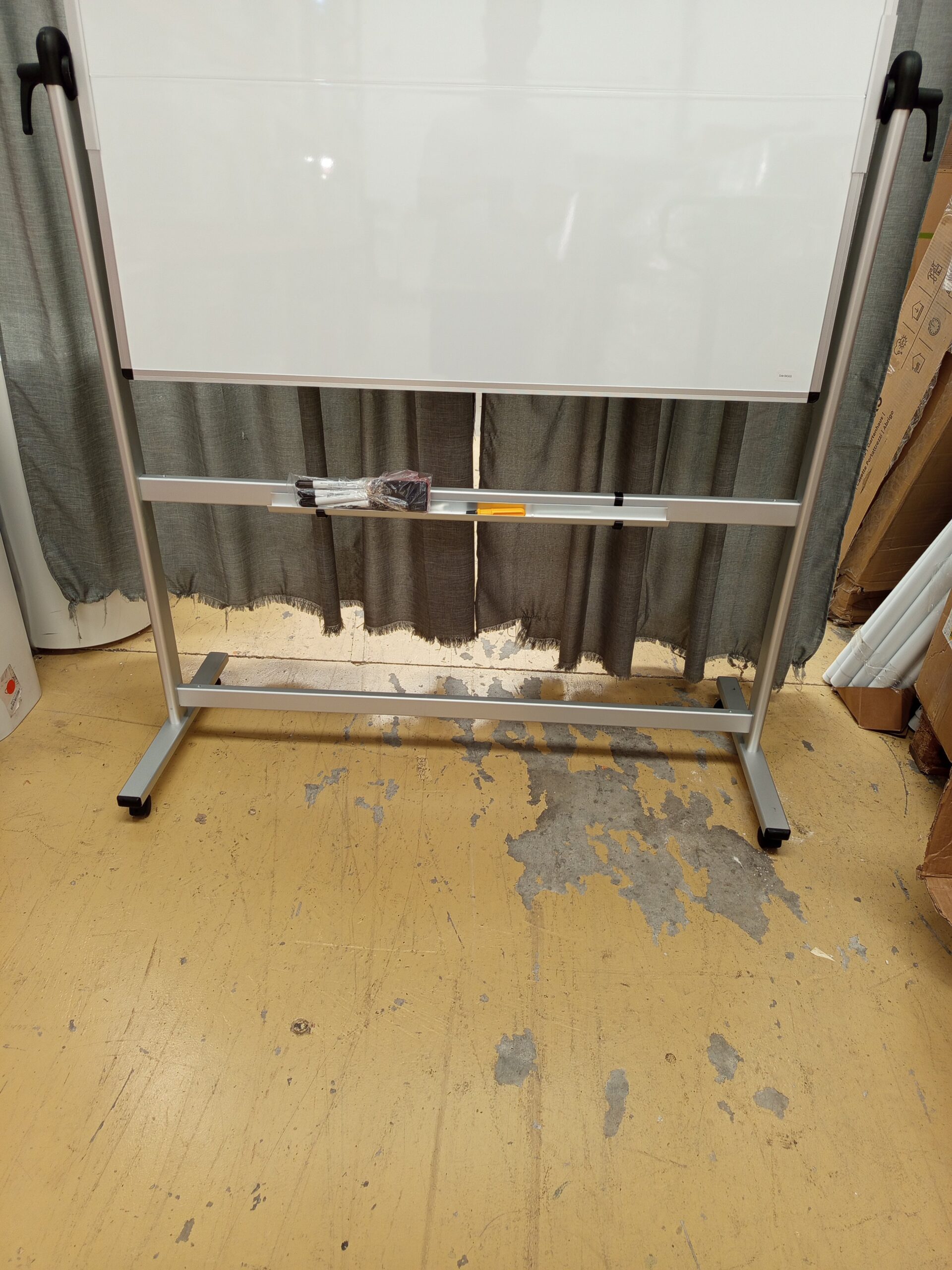VIZ-PRO Pizarra Blanca Magnética Móvil de Doble Cara - Imagen 4