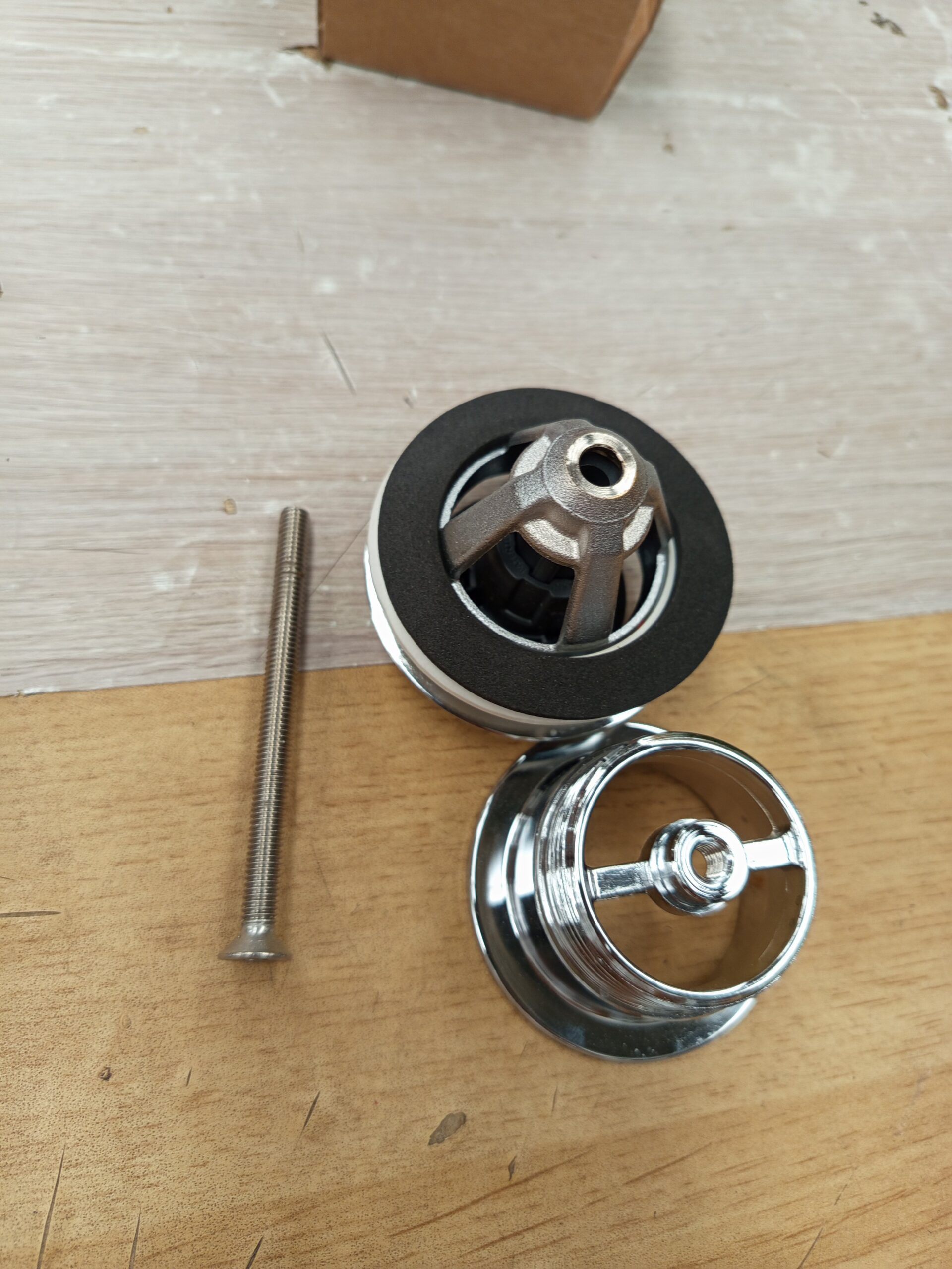 CLICK-CLACK DESAGÜE UNIVERSAL. TAPÓN CROMADO 40 Ø - Imagen 5