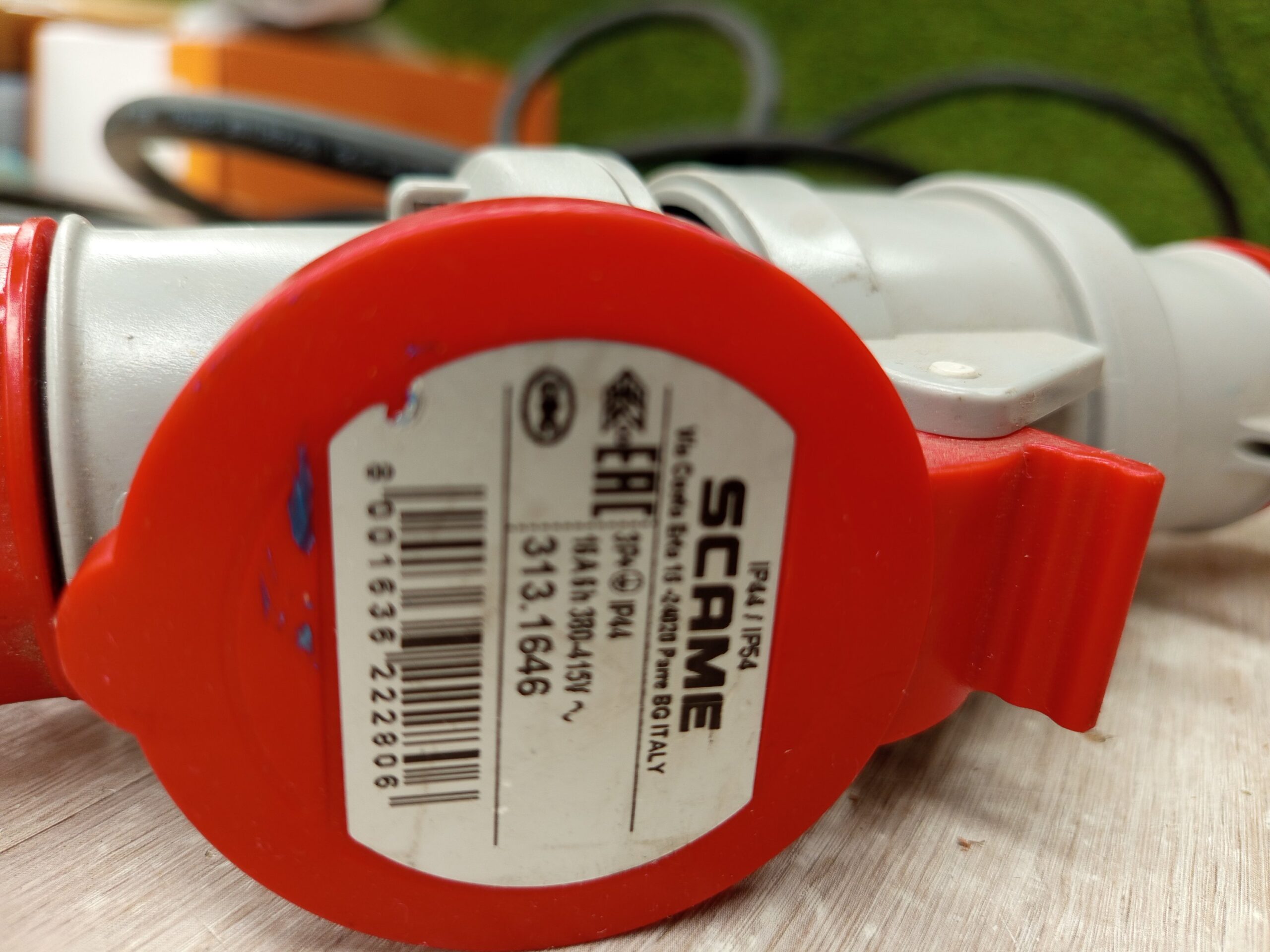 SCAME 313.1646 PROLONGADOR 3P+T IP44 16A 6h 380-41 - Imagen 3