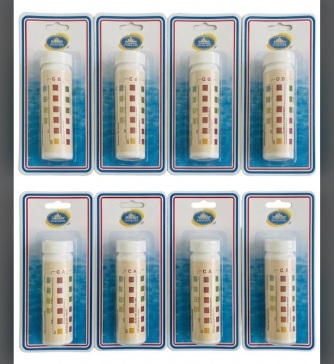 tiras reactivas de análisis para piscinas y spas de la marca Intex