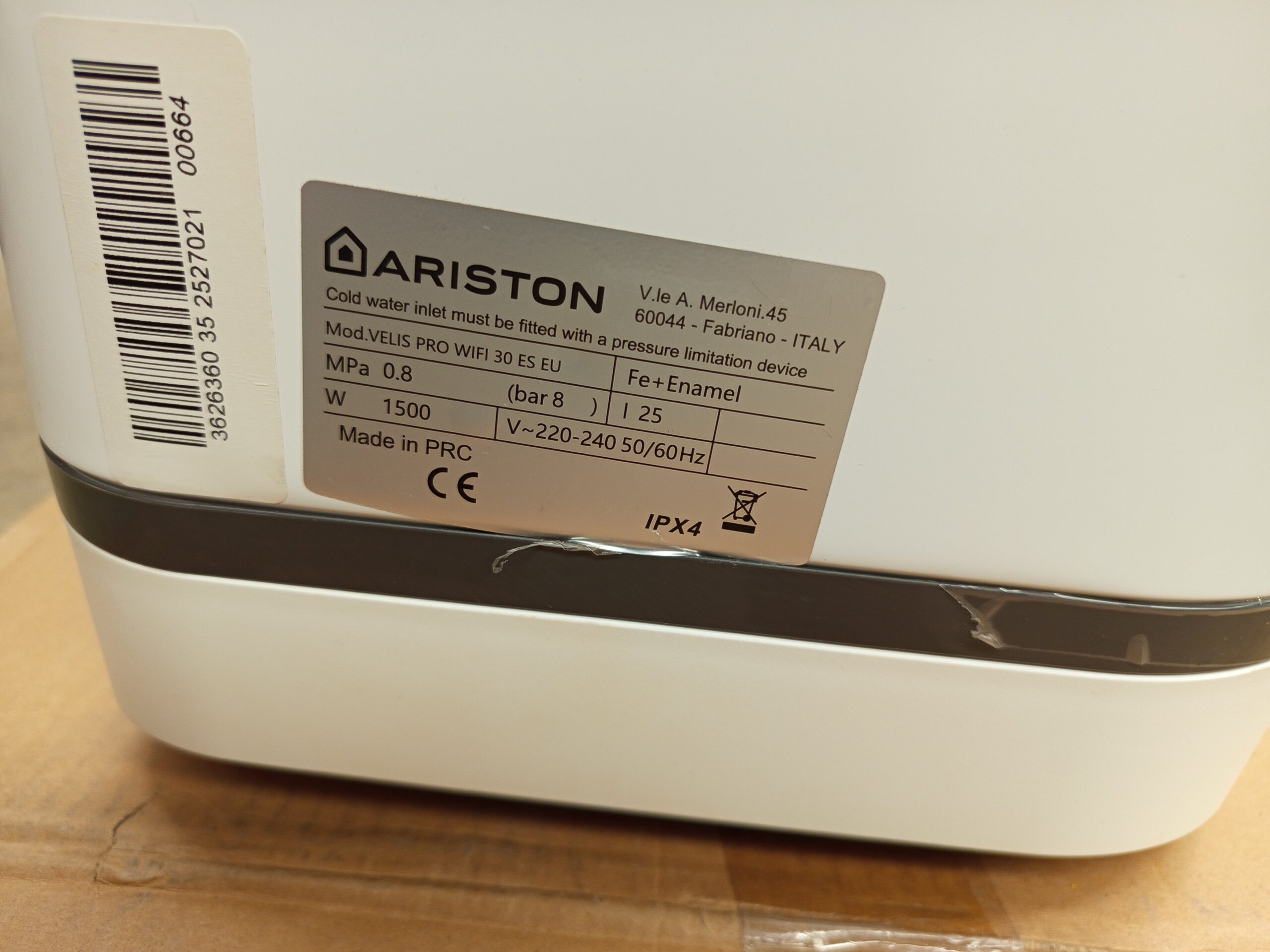 Ariston Velis Pro Wifi (ex Fleck Duo 5) - Imagen 4