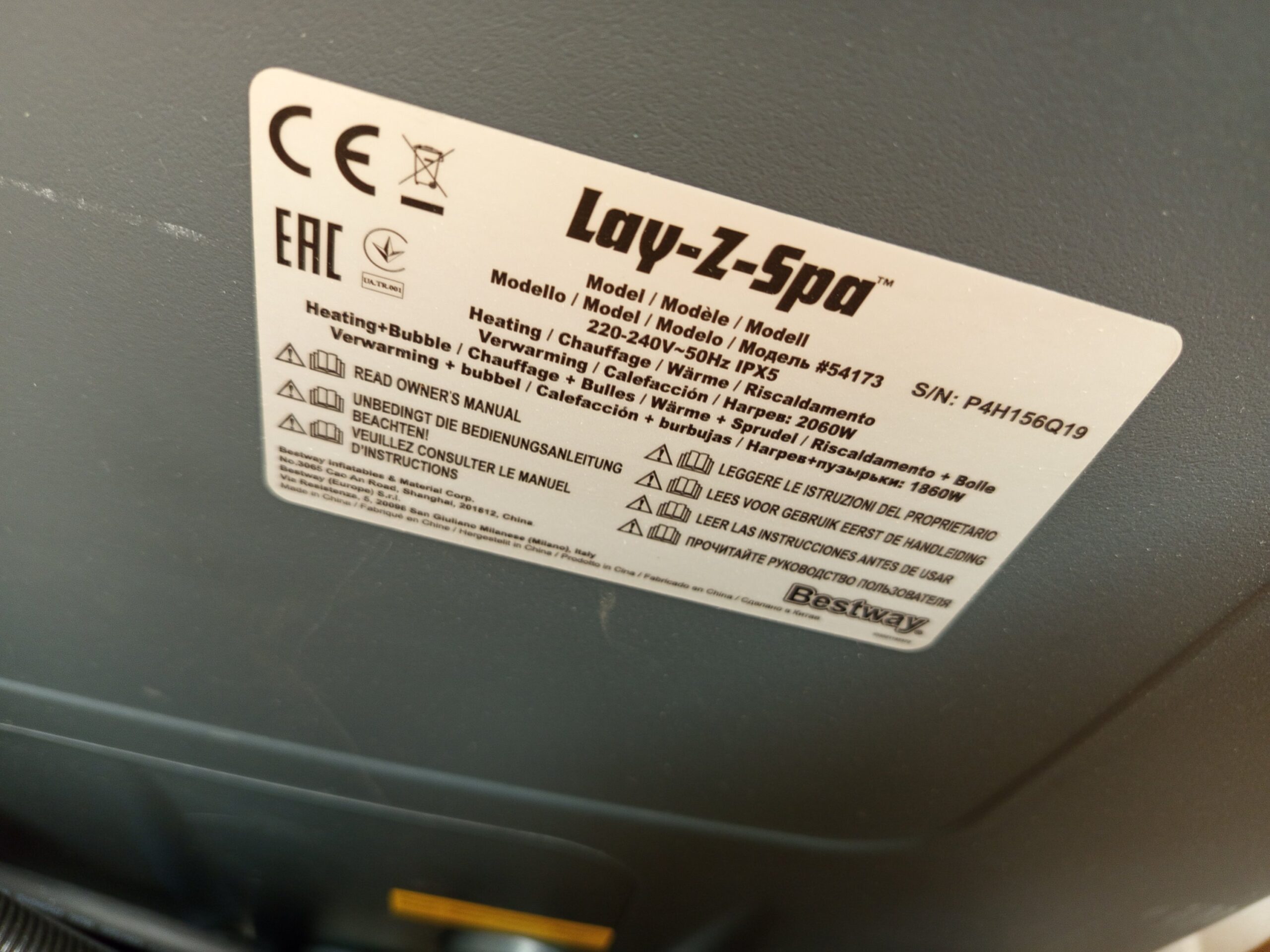 BESTWAY Bomba HydroJet Lay Z Spa Pro - Imagen 5