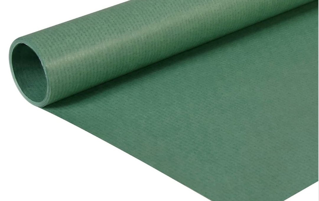 Rollo de papel de regalo Clairefontaine verde oscuro
