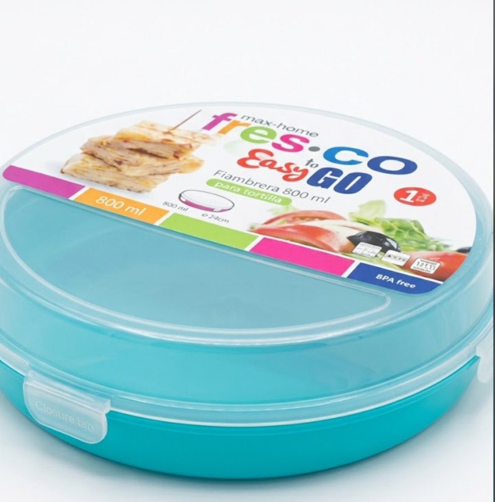 Fiambrera Portatortillas 24 cm / 800 ml
