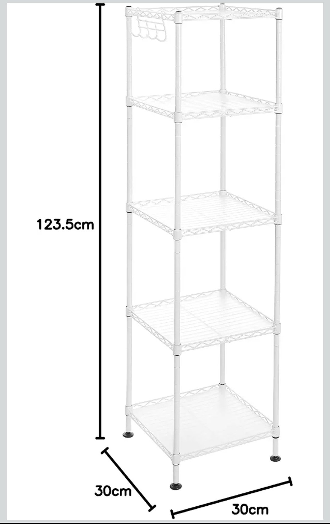 ESTANTERIA DE METAL SONGMICS LGR023W01 - Imagen 2