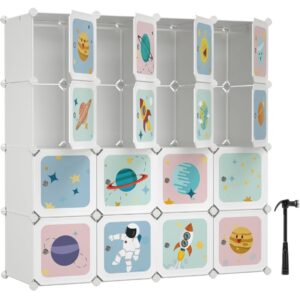 ARMARIO MODULAR DE 16 CUBOS SONGMICS LPC905W01