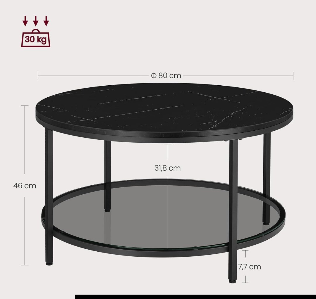 MESA DE CENTRO VASAGLE LCT071B58