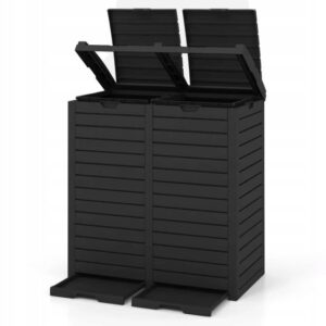 CUBO DE BASURA DOBLE EXTERIOR COSTWAY GT4088BK