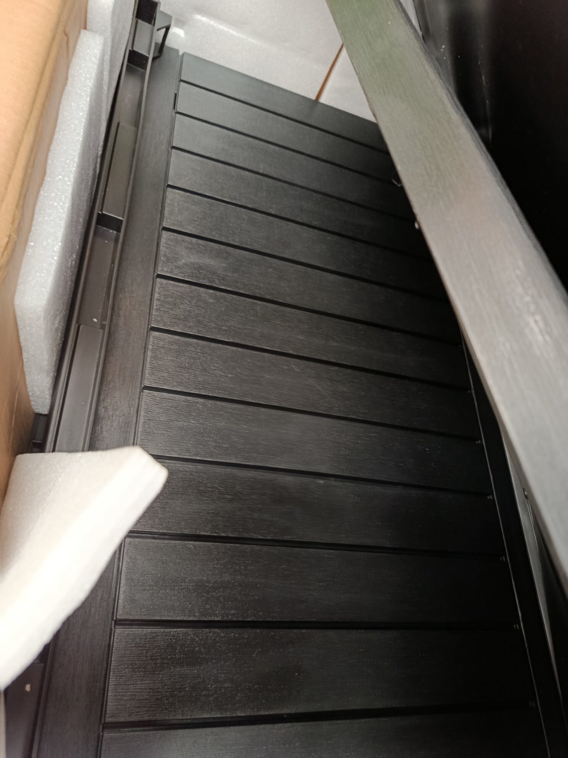 CUBO DE BASURA DOBLE EXTERIOR COSTWAY GT4088BK - Imagen 3
