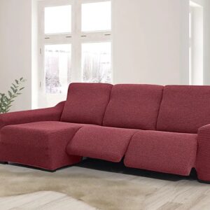 FUNDA ELASTICA PARA CHAISE LONGUE BRAZO LARGO IZQUIERDO, (VISTO DE FRENTE)