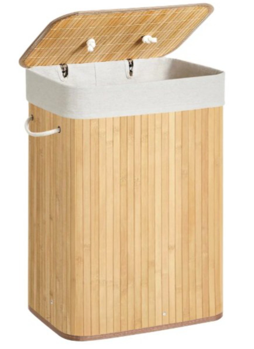 SONGMICS LCB10YV1 CESTO DE BAMBU PARA ROPA