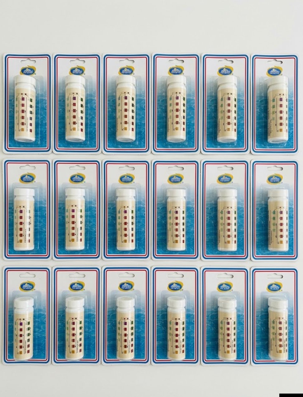 tiras reactivas de análisis para piscinas y spas de la marca Intex