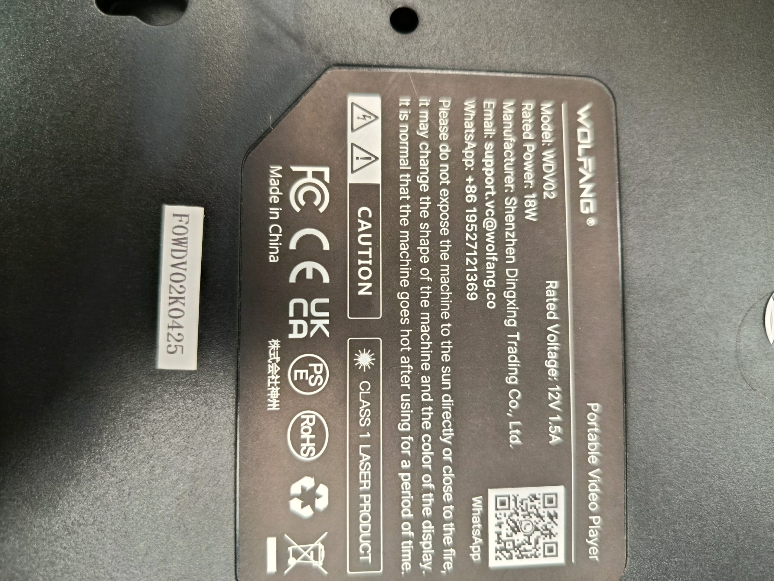 DVD PORTATIL DE 17" - Imagen 8