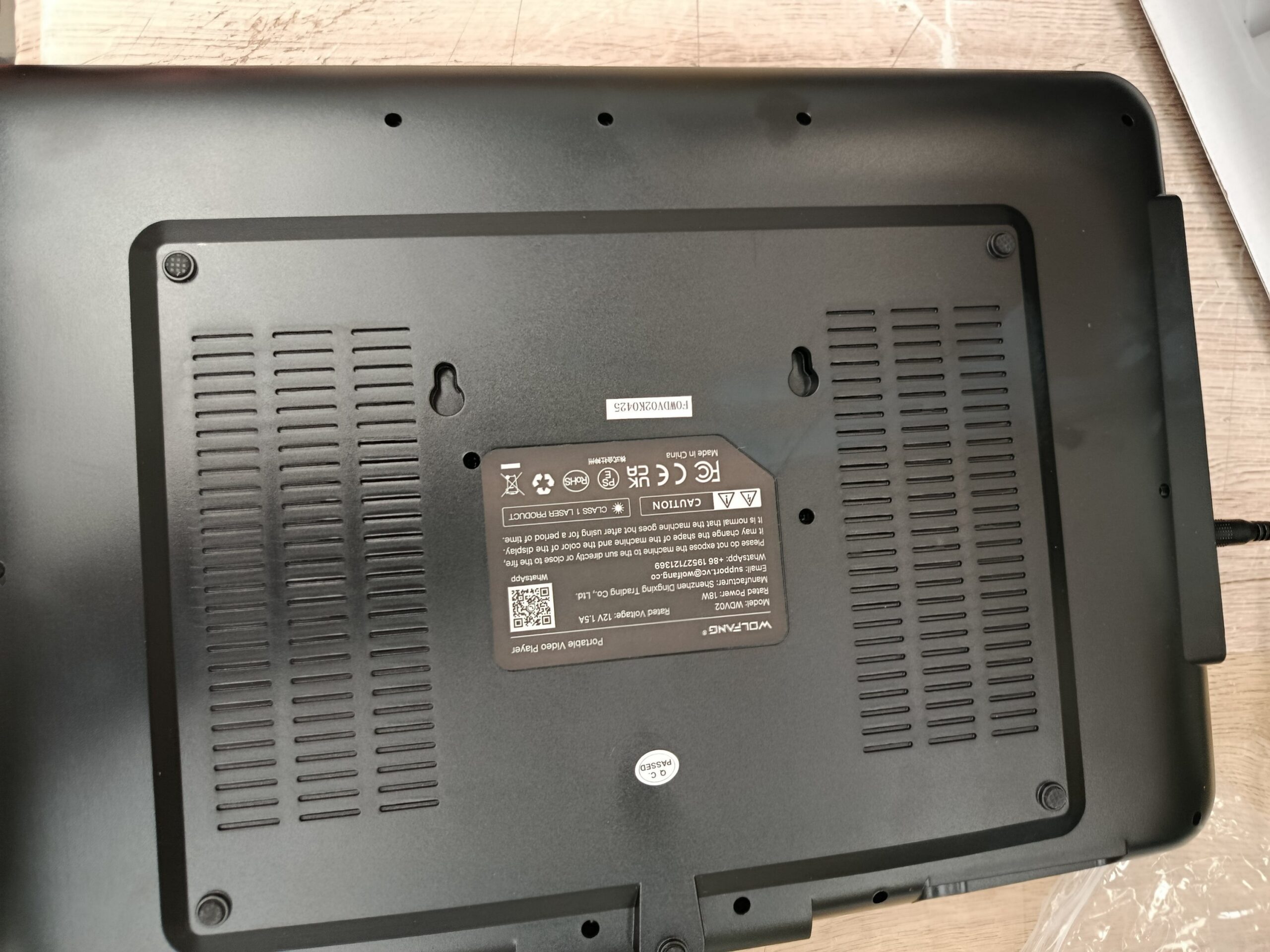 DVD PORTATIL DE 17" - Imagen 5