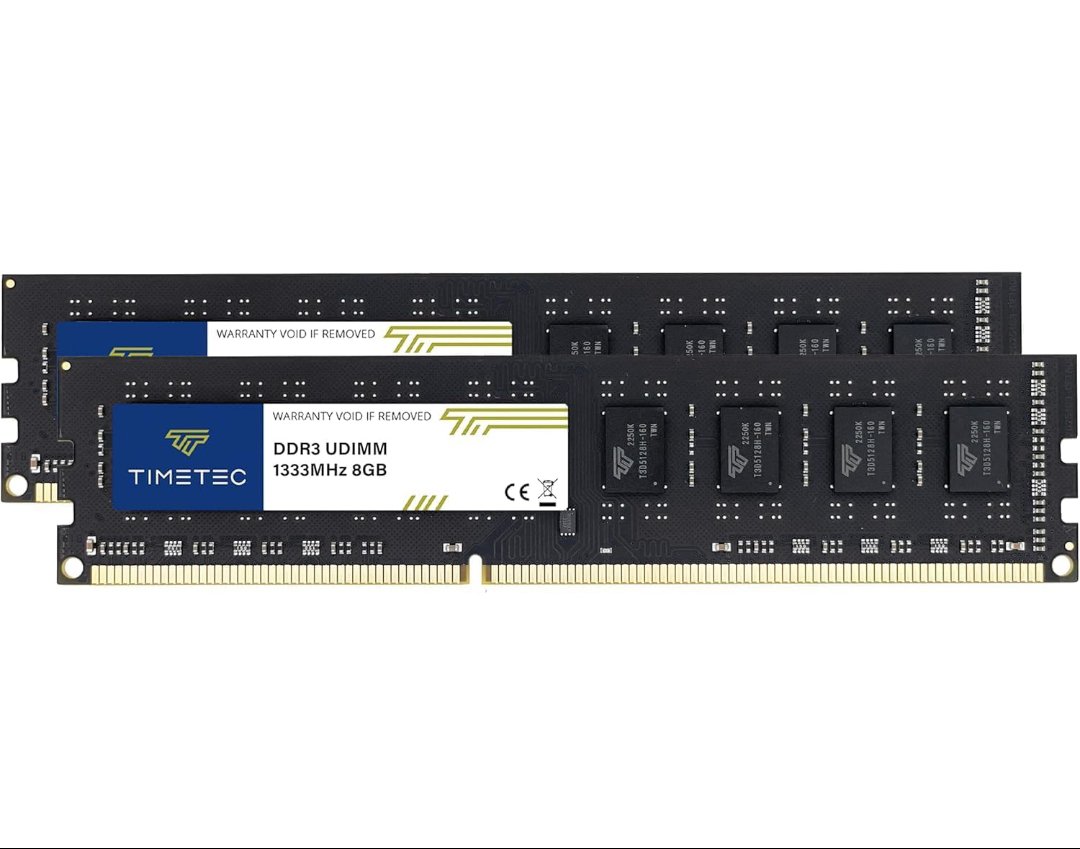 Timetec 16GB Kit(2x8GB) DDR3L / DDR3 1600MHz