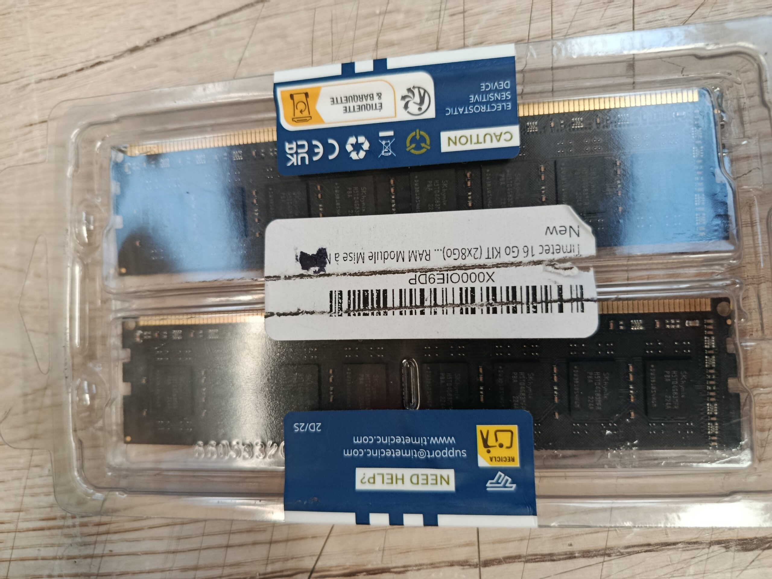 Timetec 16GB Kit(2x8GB) DDR3L / DDR3 1600MHz - Imagen 3