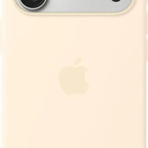 FUNDA DE SILICONA MAGSAFE PARA IPHNE 17 PRO COLOR VAINILLA