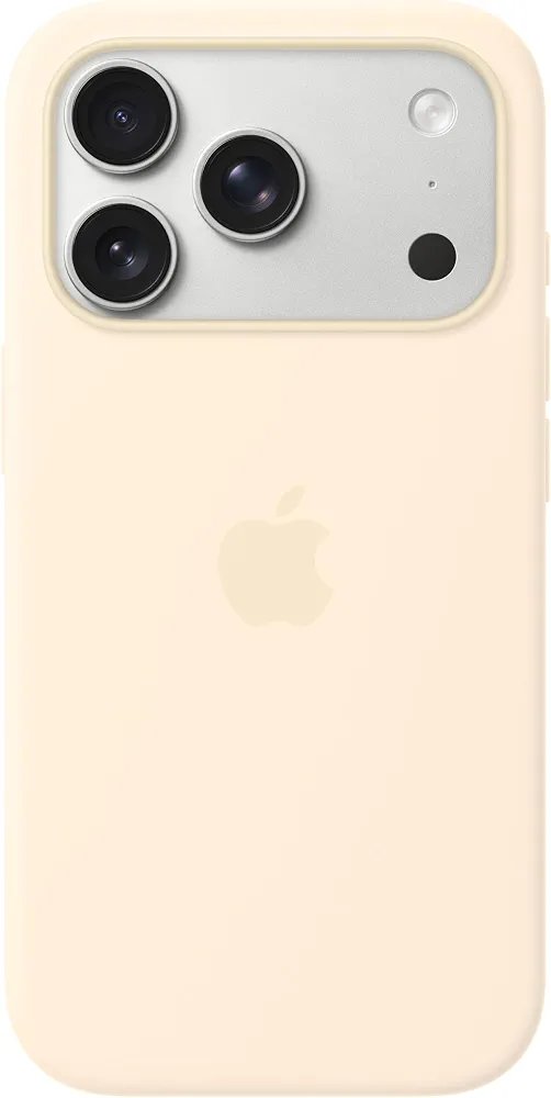 FUNDA DE SILICONA MAGSAFE PARA IPHNE 17 PRO COLOR VAINILLA