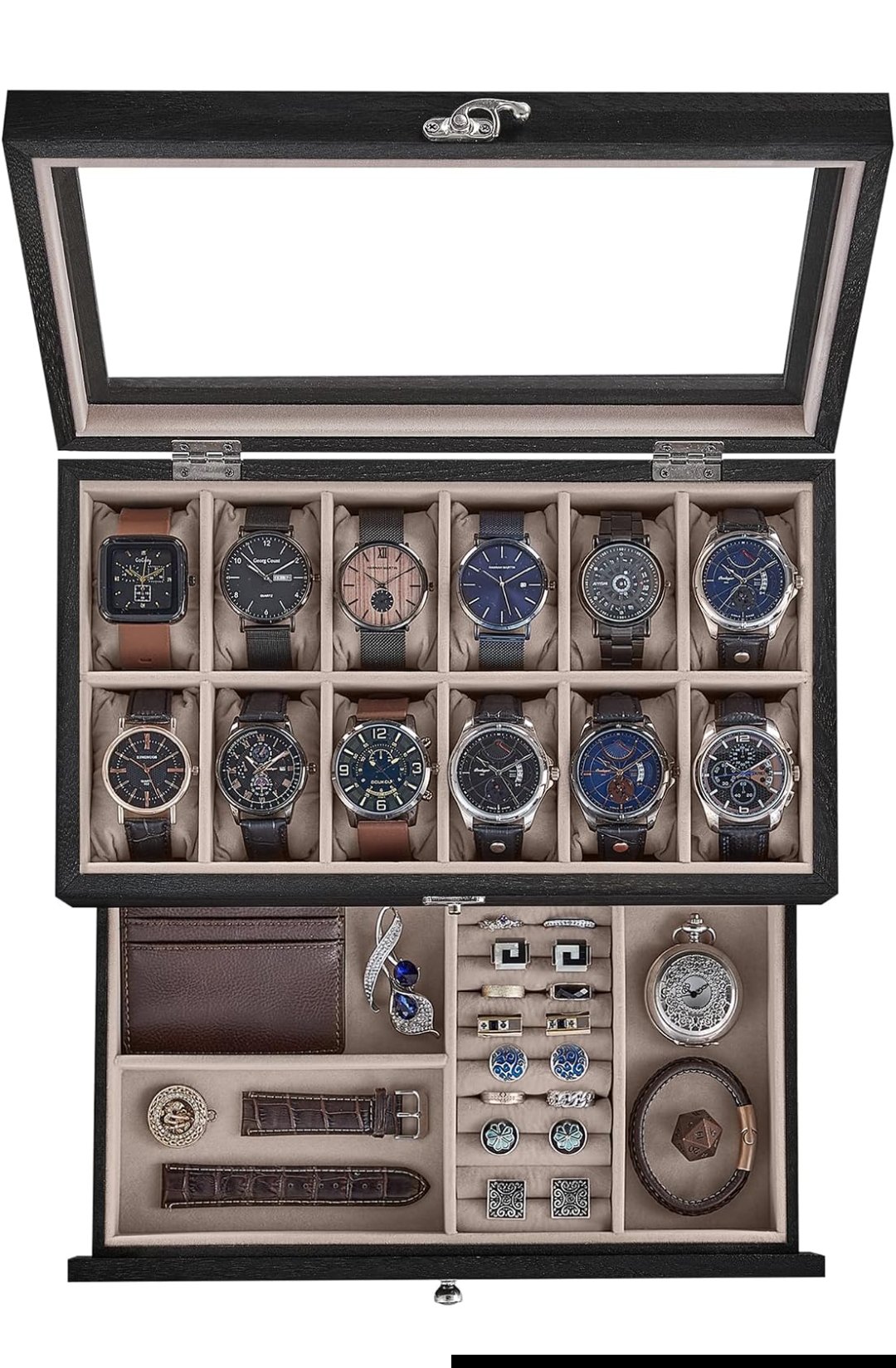 CAJA PARA RELOJES SONGMICS JOW012B01