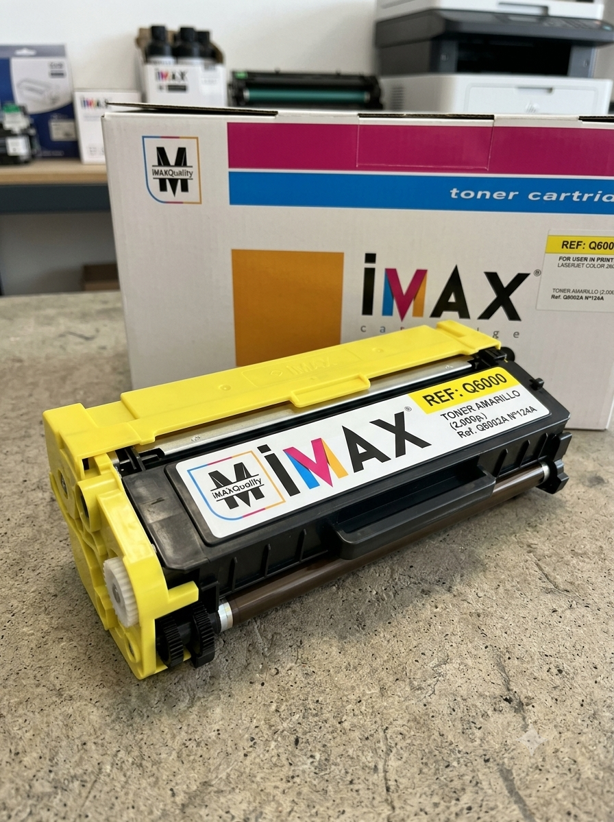 Tóner Amarillo HP 124A / Q6002A Compatible